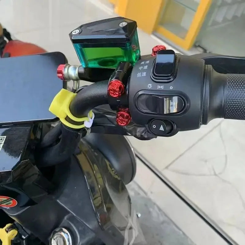 Universal Motorcycle Screw Decorative Cover Prevent Screws from Rusting Beautify Motorcycles Multicolor Screw Cap