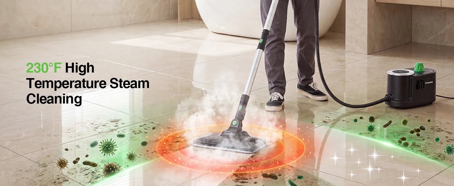 Taskstar 22-in-1 Steam Cleaner High Pressure Steam 1.6L Water TanK MultiFunction