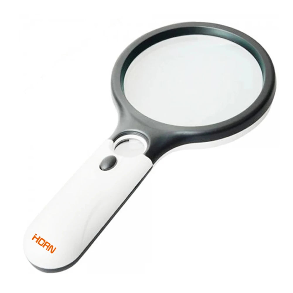 3X and 45X LED Handheld Magnifier