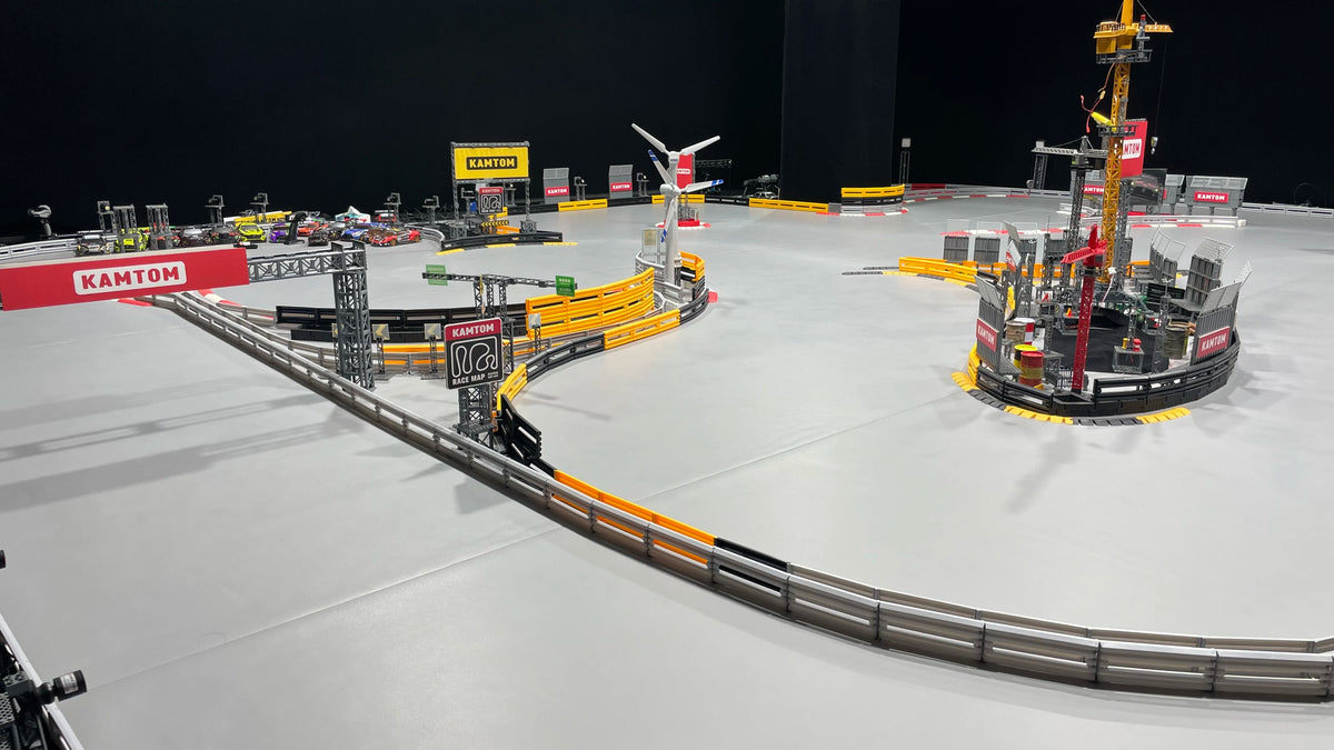 Veisperringer i plast til RC-driftbaner