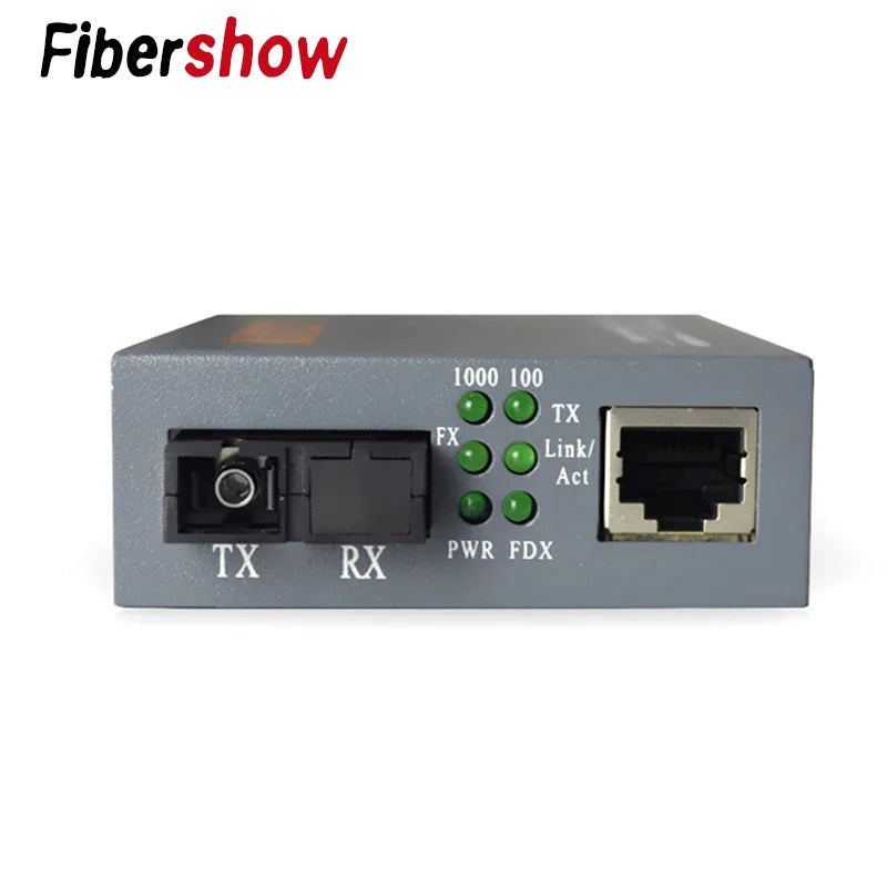 Gigabit Single-Fibre Media Converter Pair, SC/UPC