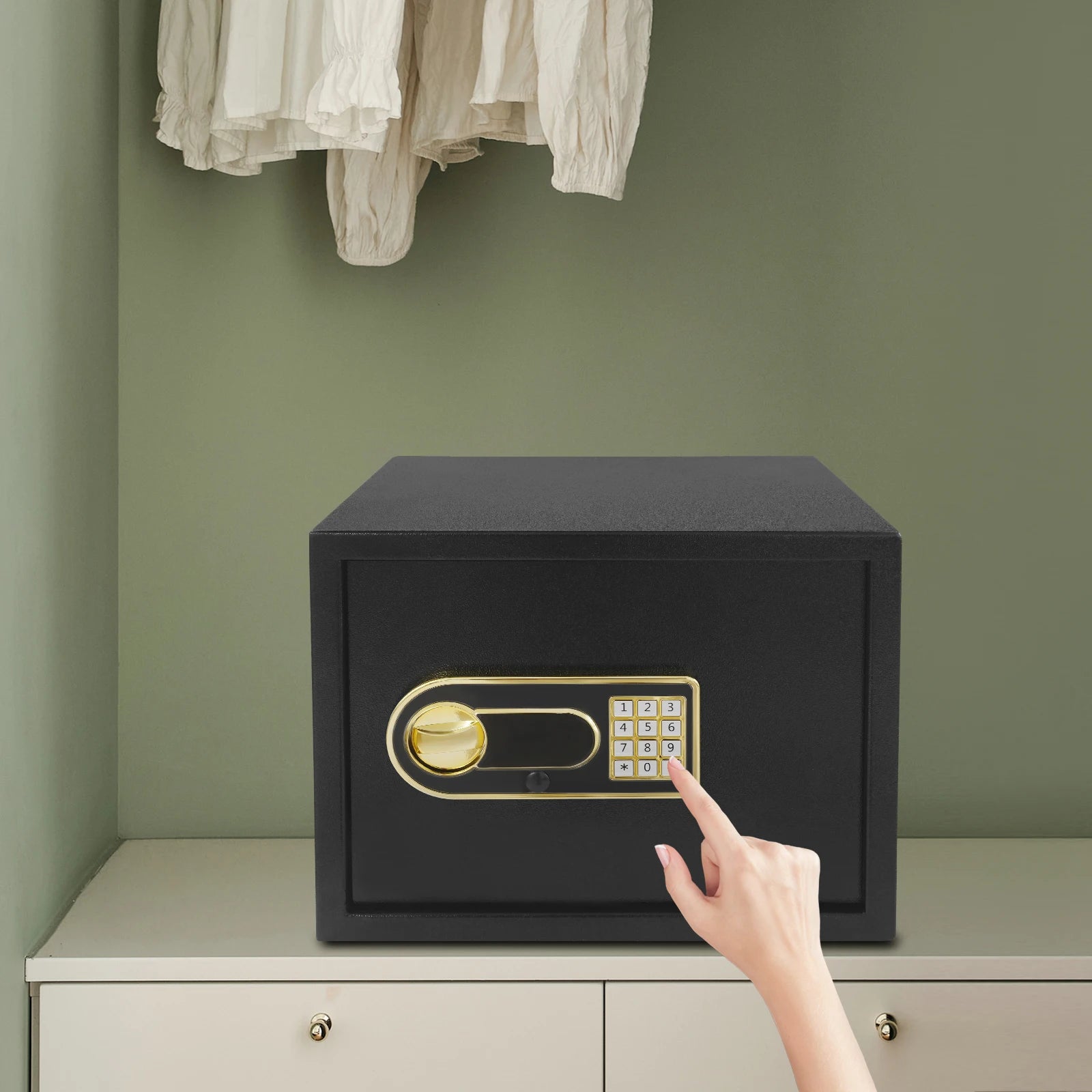 Digital Keypad Safe Box 6.6Gal Steel Security