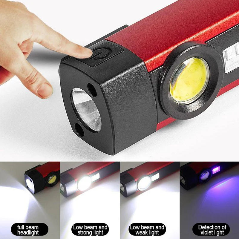 Rechargeable Work Light with Magnet and Hook