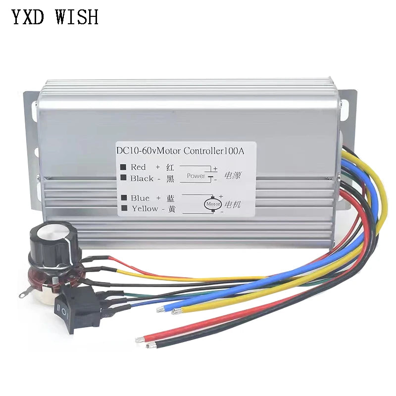 DC 10–60 V 70 A PWM Motor Speed Controller, 4000 W