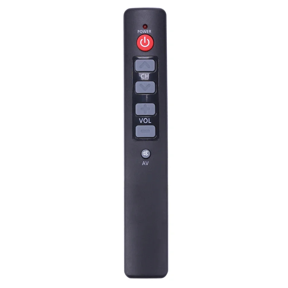 Six-Button Learning IR Remote for Compatible TV and AV Devices