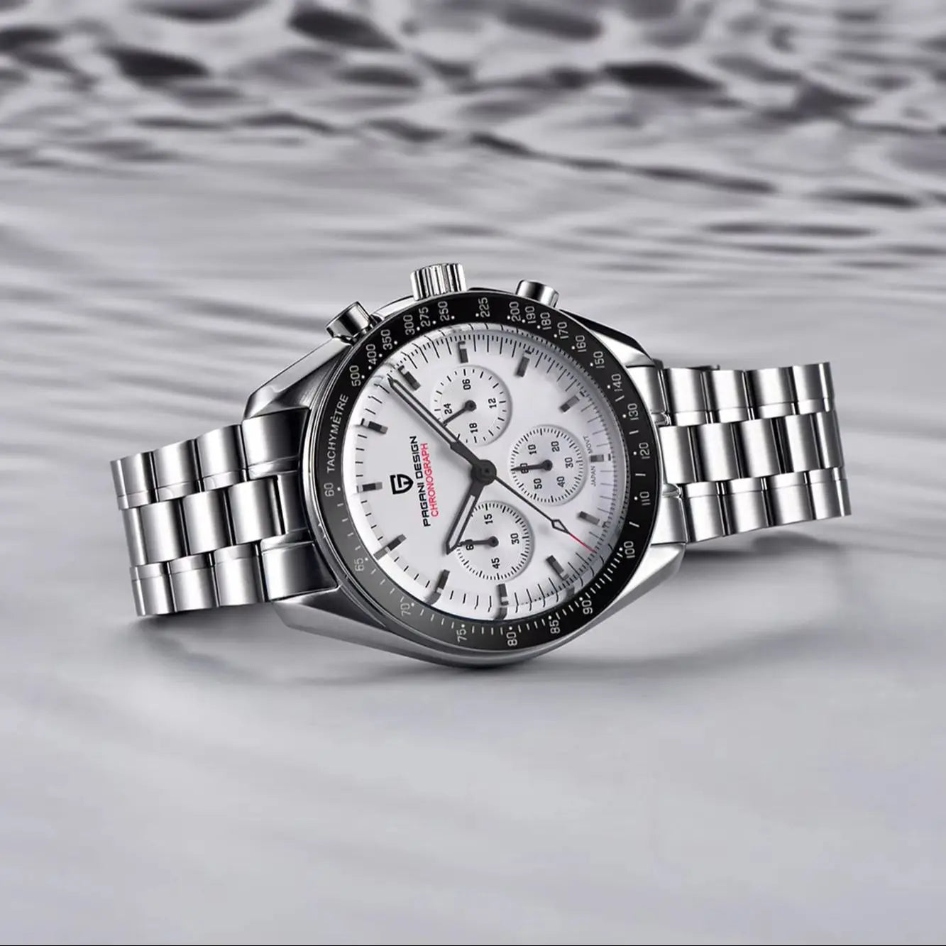 Pagani Design PD-1701 kronografur med safirglas, 100M vandtæt