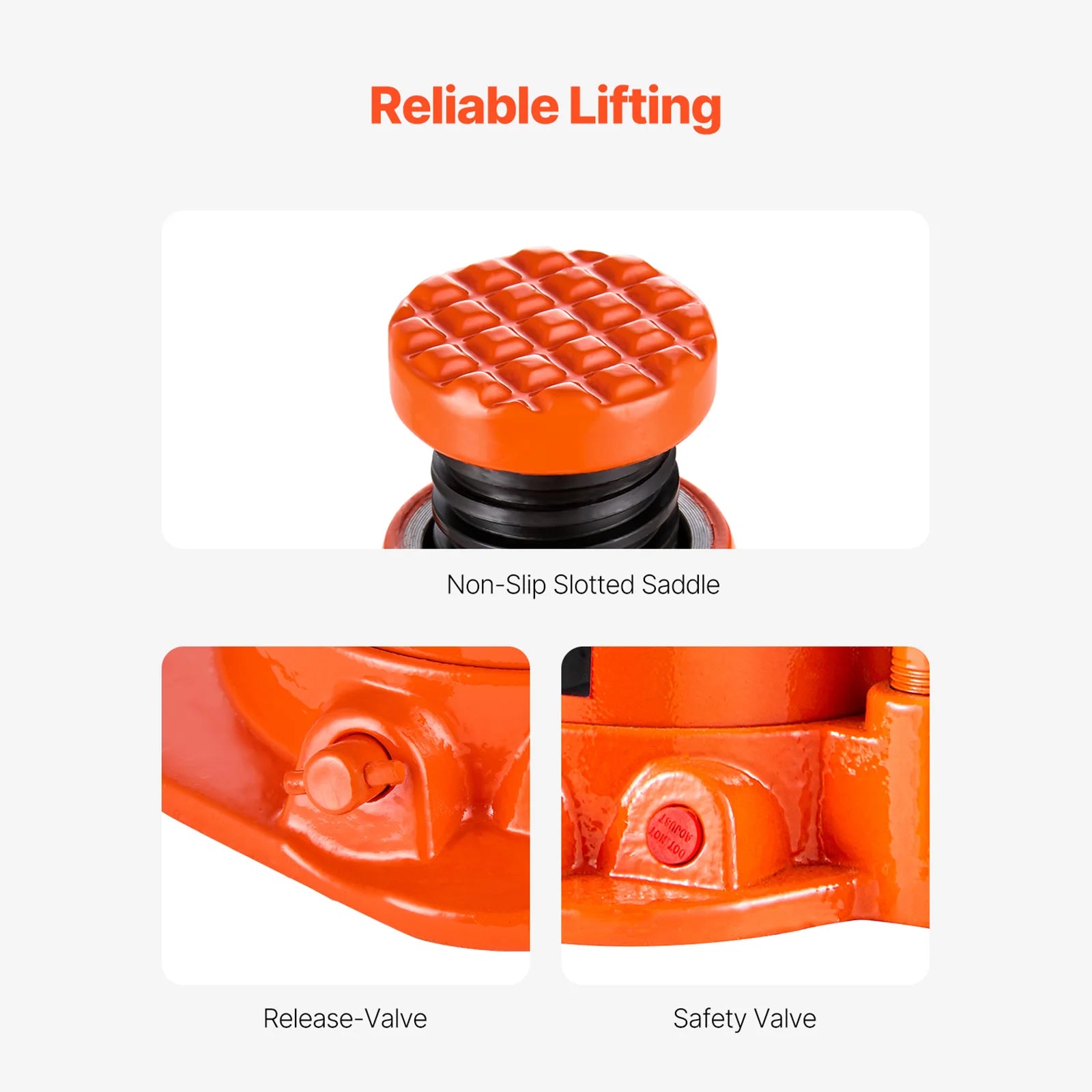 Hydraulic Bottle Jack 20 Ton for Trucks, SUVs and RVs