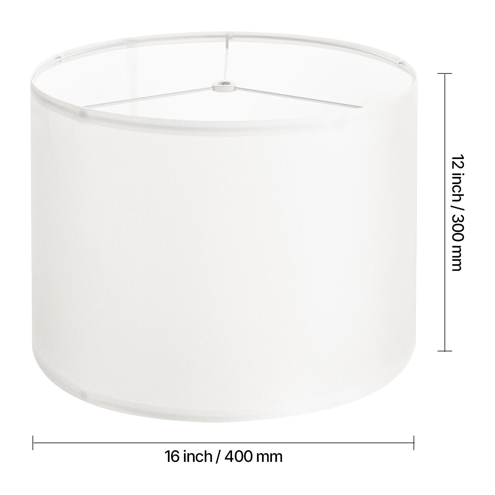 Medium Linen Drum Lamp Shade Replacement for Table Floor Lamps