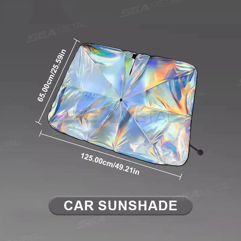 SEAMETAL Car Windshield Sun Shade Universal Front Window Sunshade Cover Summer Auto UV Reflection Film Umbrella Heat Insulation