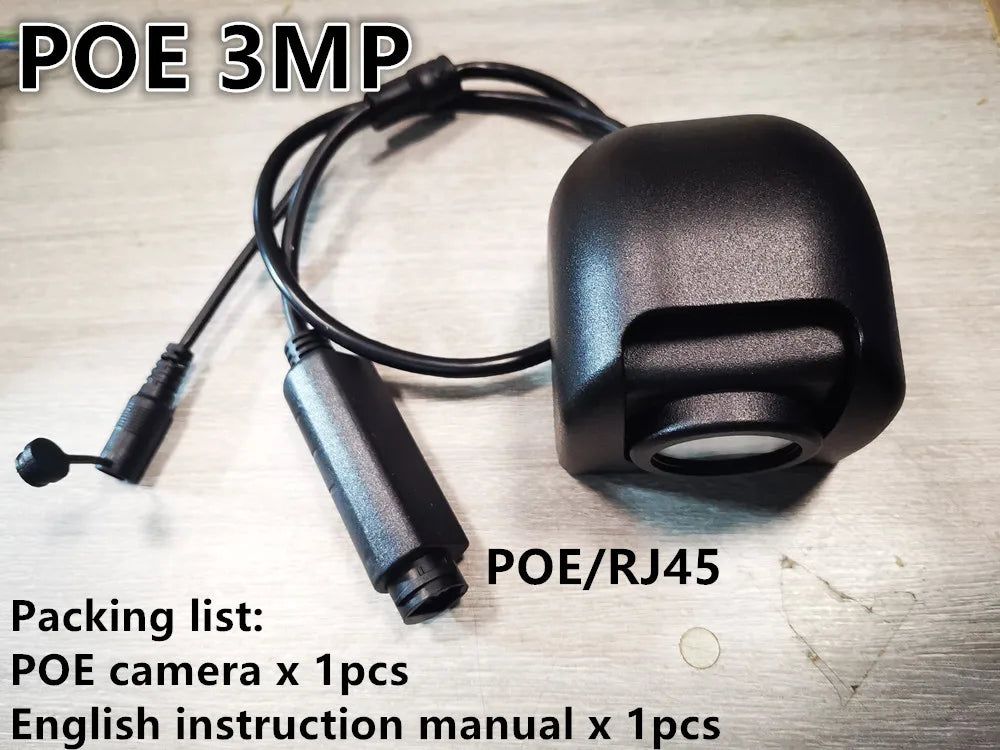 Caméra IP sécurité PoE Mini 4K 8MP étanche Boîtier métal