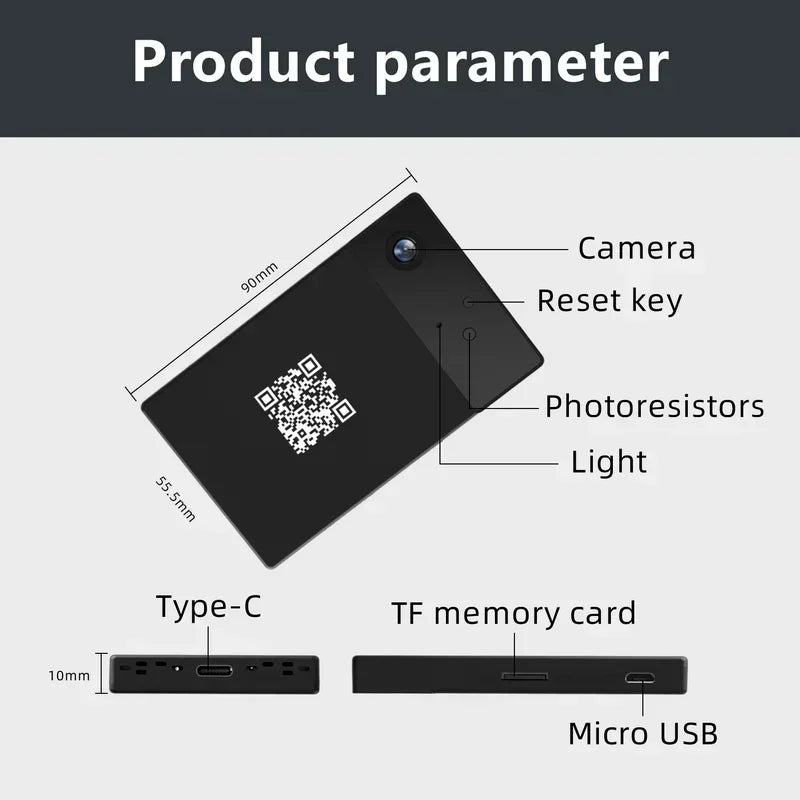 1080P High Definition Wireless WiFi Mini Camera Indoor Night Vision Motion Detection Remote Monitoring Thin Security Camera