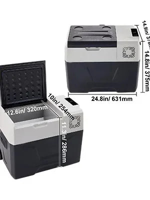 Portable Compressor Refrigerator Freezer 15L, 12/24V & 100-240V