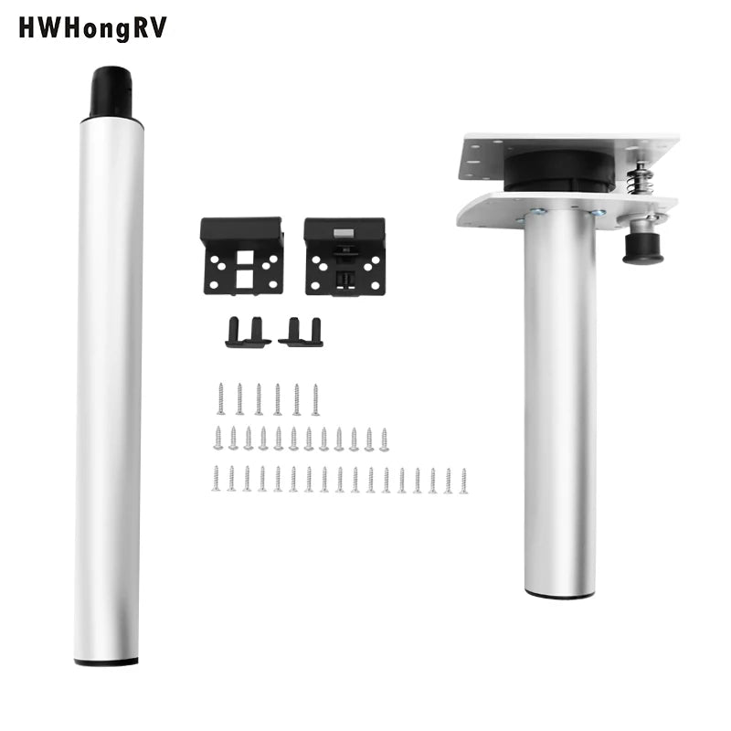RV Double-Layer Swivel Table Legs with Tabletop Extension