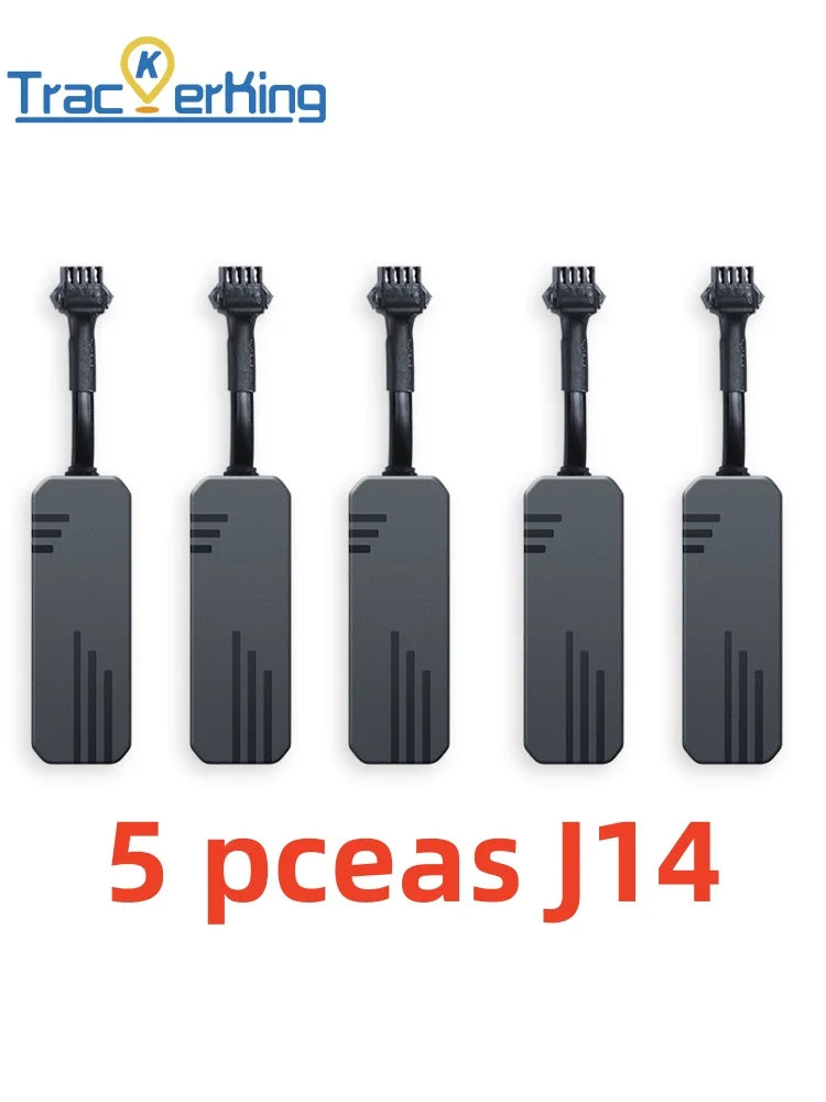 5 kusov Trackerking J14 GPS sledovač zariadenie 2G realtime sledovanie lokalizátor GT06 protokol s bezplatnou platformou aplikácie Alarm ACC