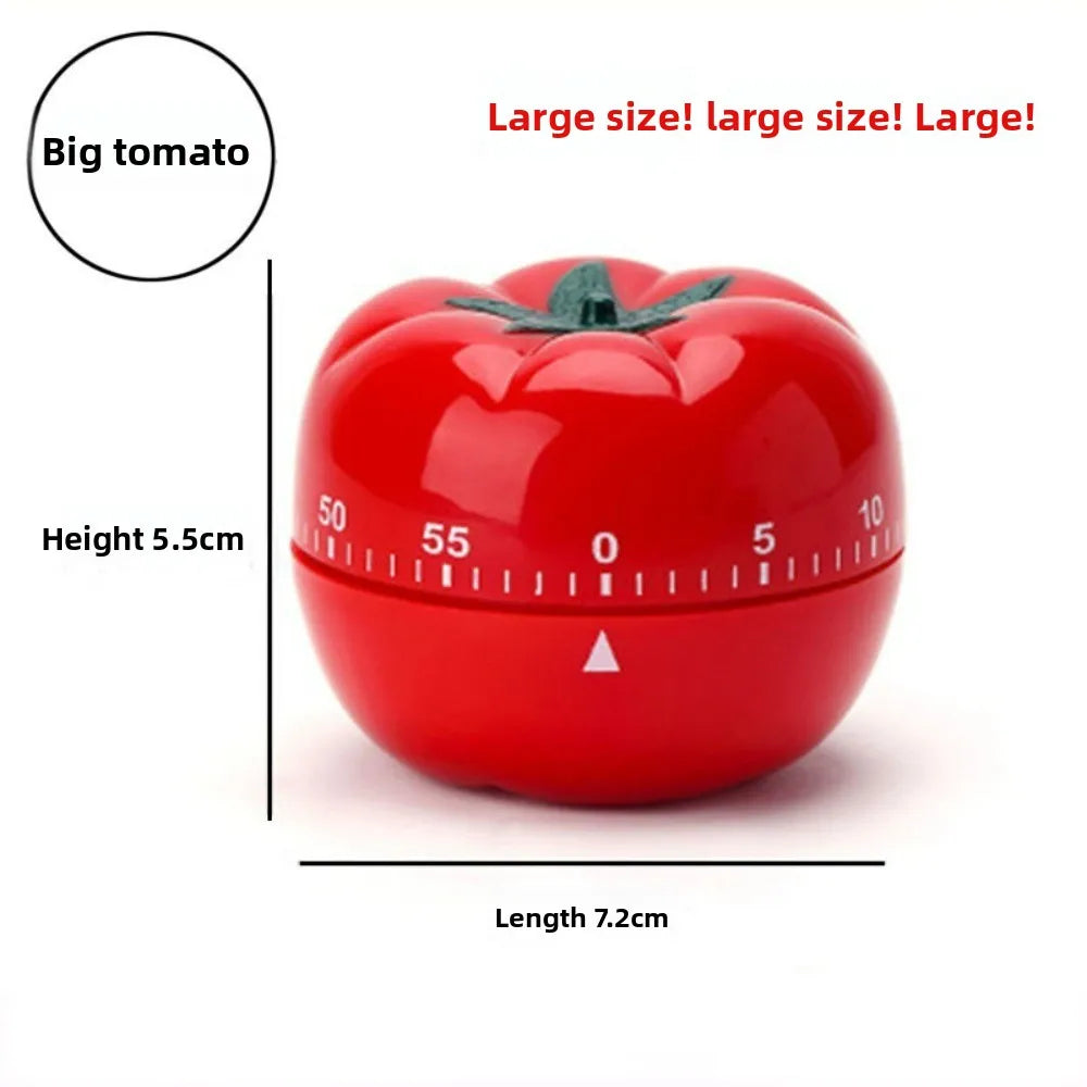 Wind-Up Kitchen Timer in Two Sizes, No Batteries Needed