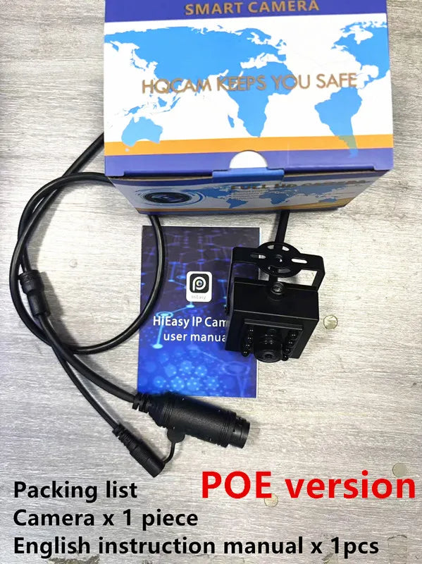 5MP Mini POE IP Camera with Human Detection and Night Vision