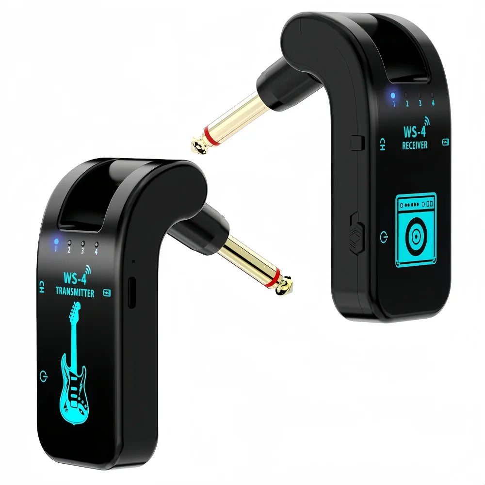 2.4GHz Wireless Guitar Transmitter and Receiver