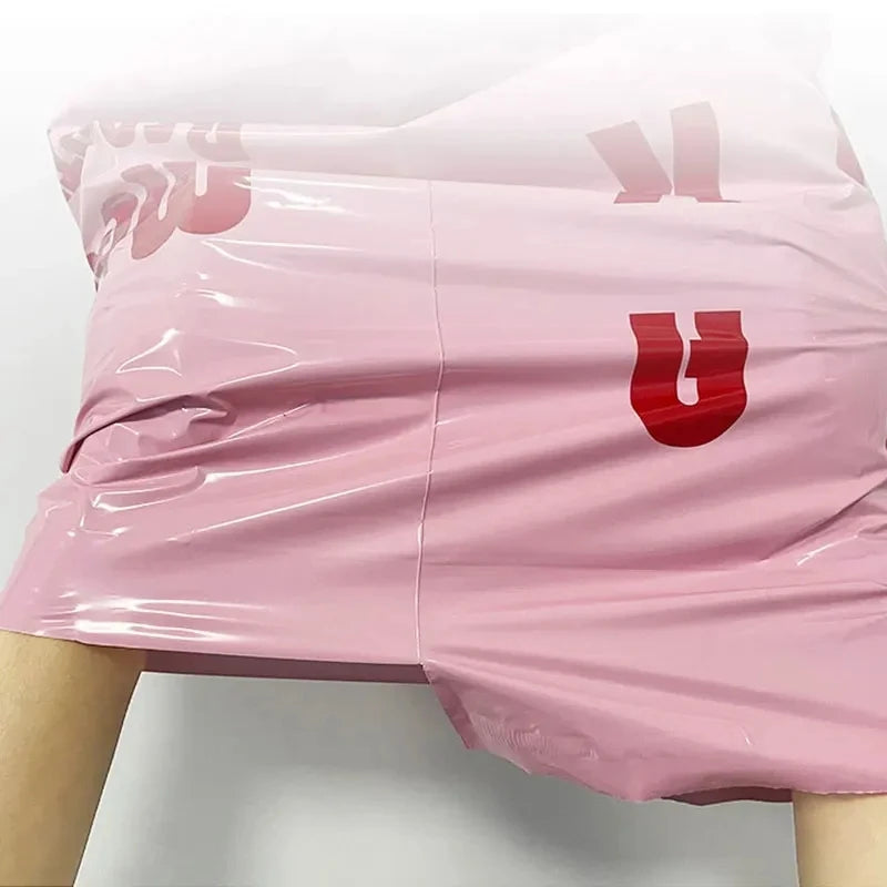 INPLUSTOP 20Pcs/lots Pink Courier Bags Thicken THANK YOU Plastic Shipping Bags Self Seal Envelopes Post Clothing Mailing Pouch