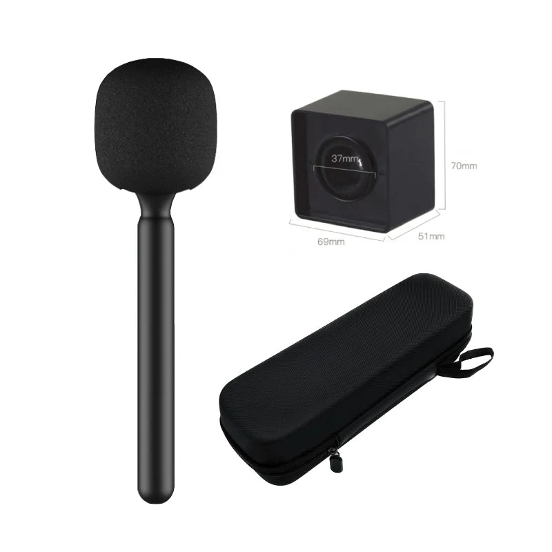 Handadapter für drahtlose Mikrofone bei Interviews