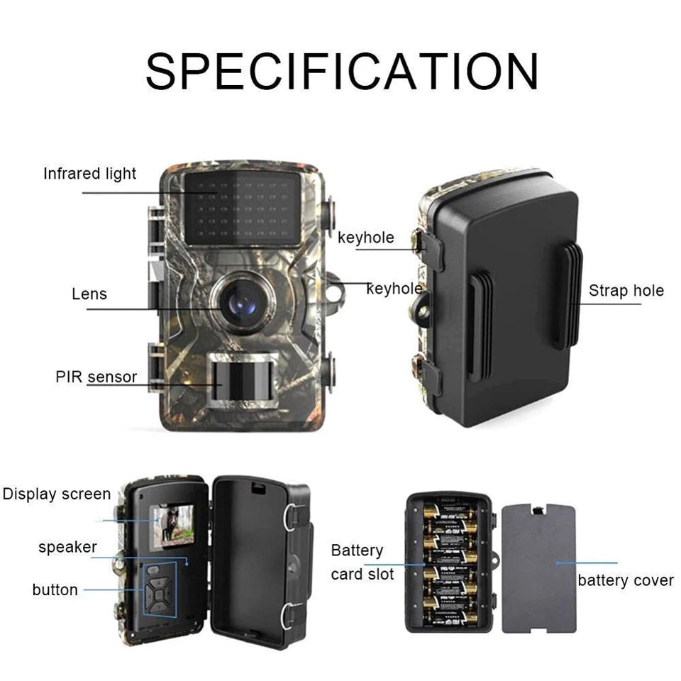Bewegingsgeactiveerde wildcamera