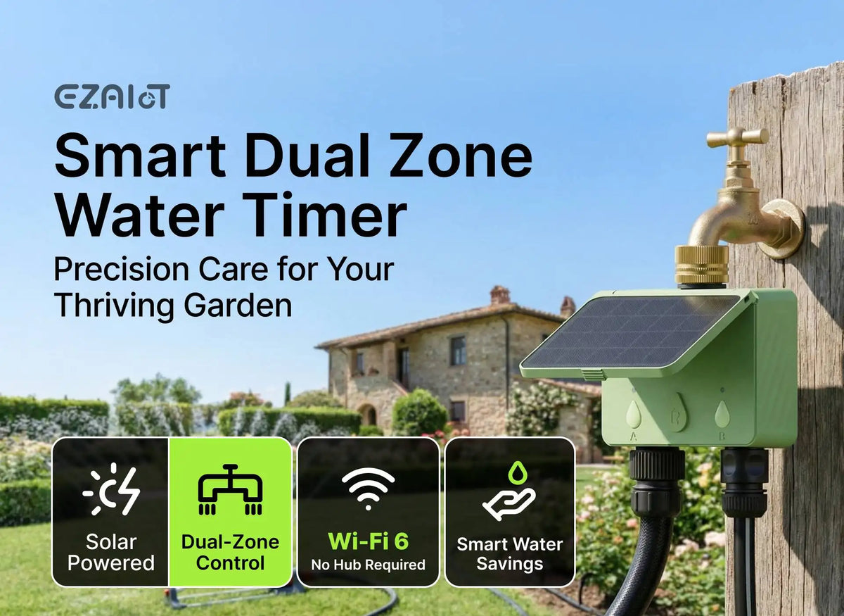 Temporizador de Regas WiFi Tuya