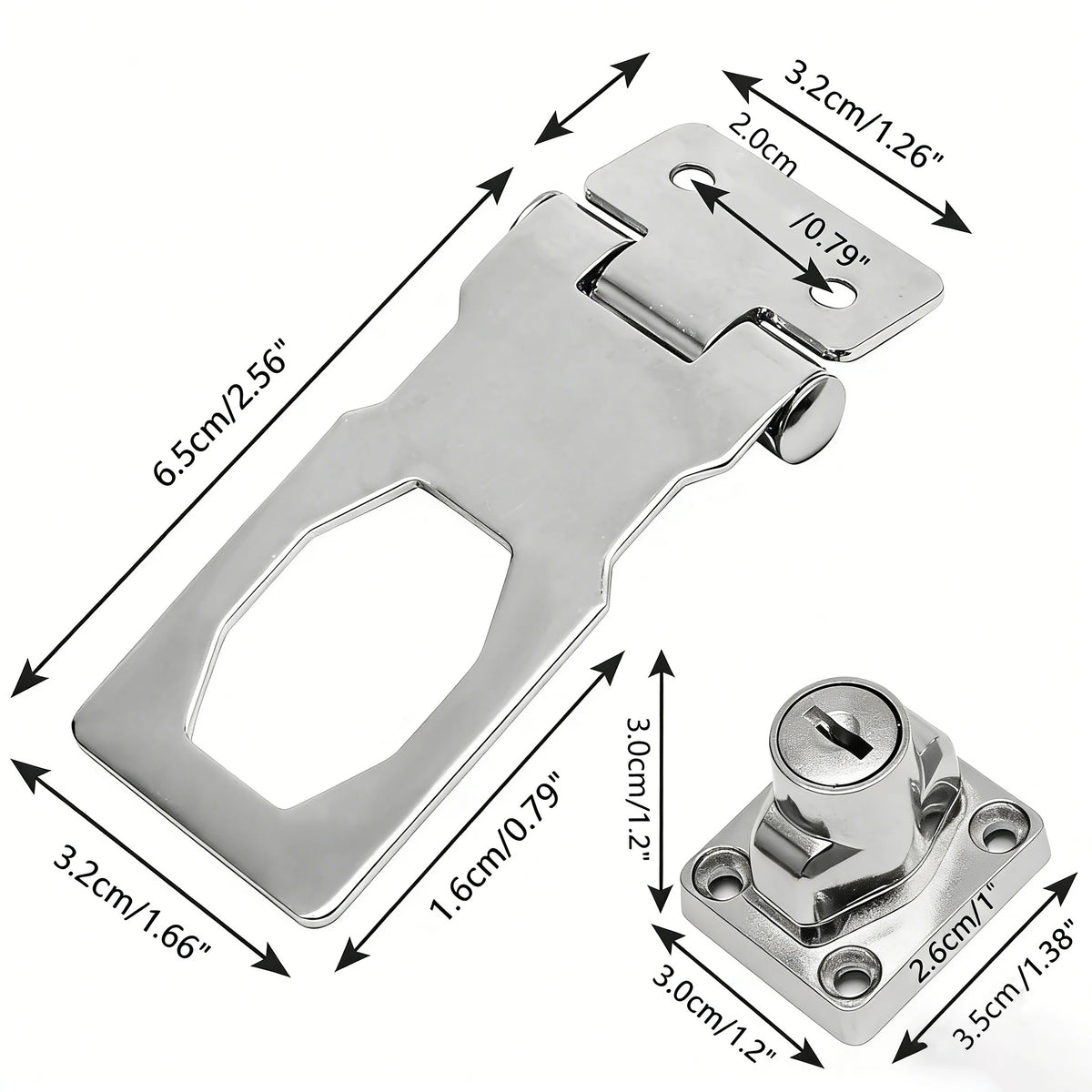 Keyed Cabinet and Drawer Lock Set
