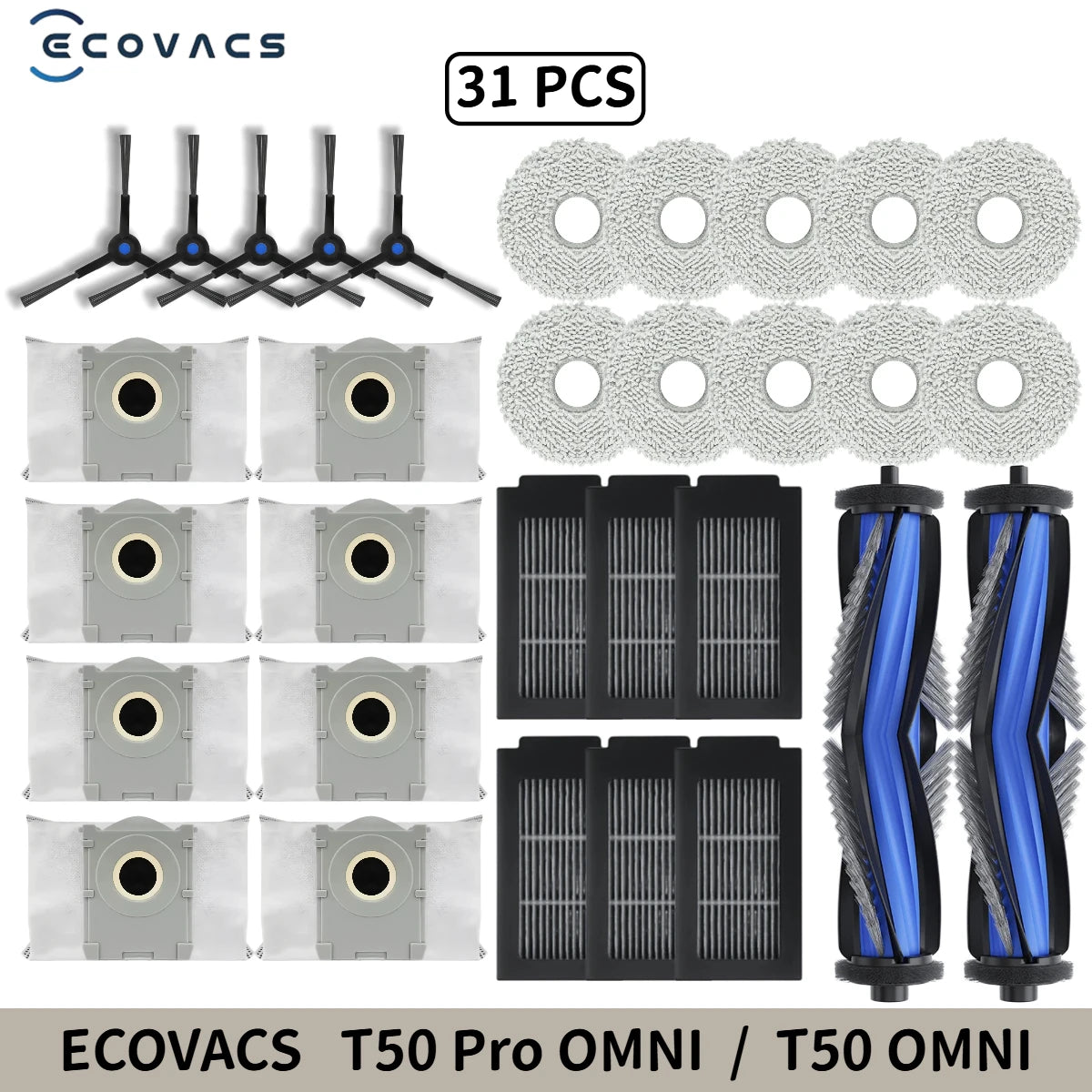 Parti di ricambio per ECOVACS DEEBOT T50 OMNI