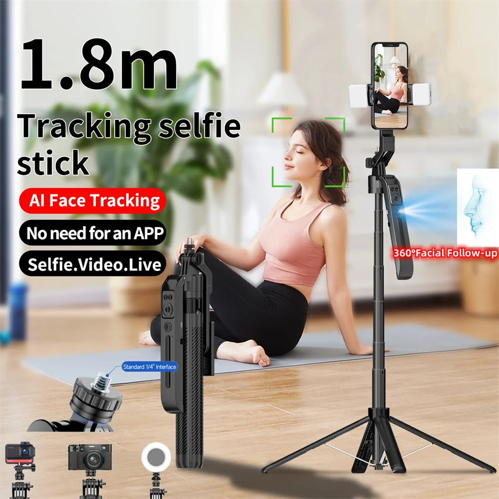 C12 Tripod Gimbal Stabilizer for Smartphone Cameras