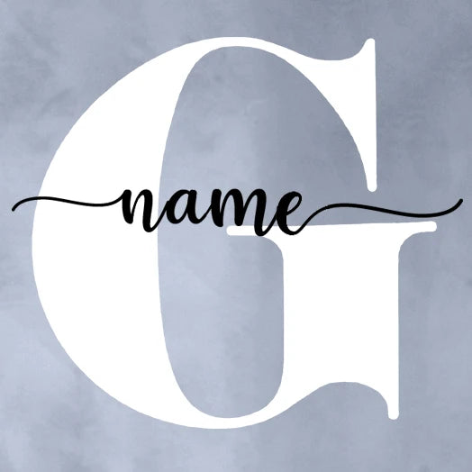 Personalisierte Initial-Baby-Bodysuit – Namensoptionen