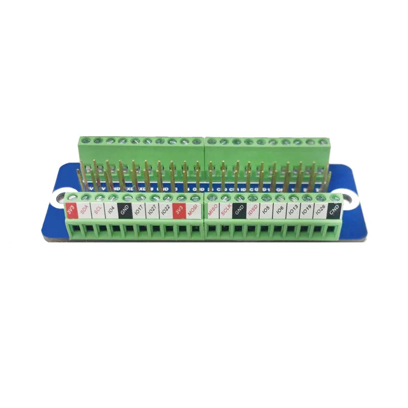 Raspberry Pi GPIO-läpivientikortti ruuviliittimillä