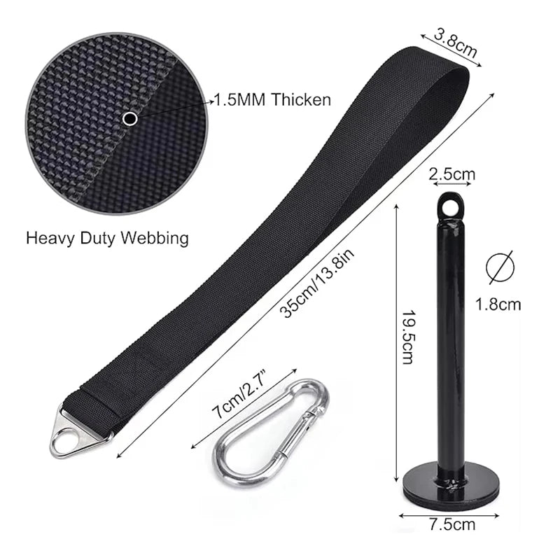Conjunto de cintas para treino de braço de ferro