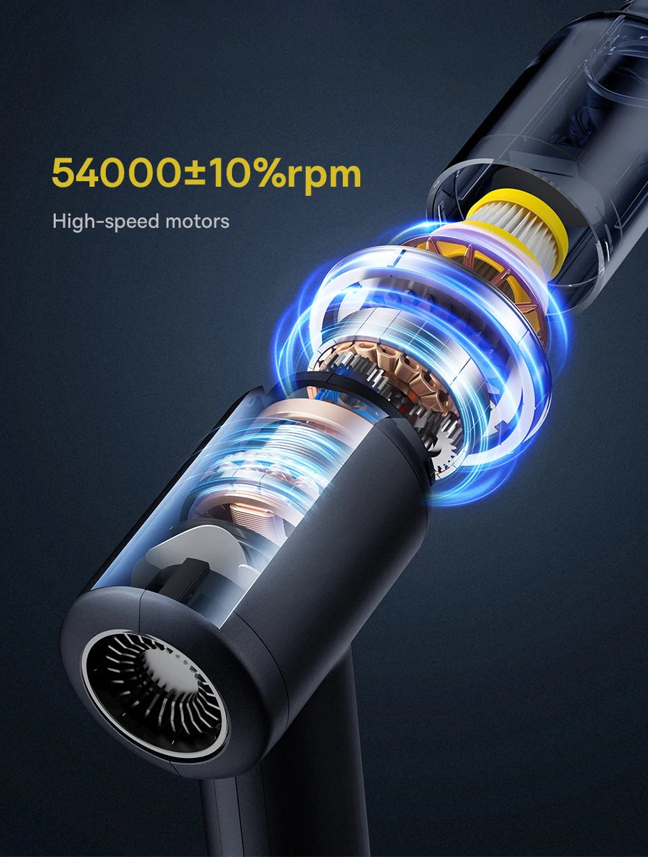 Baseus Car Vacuum Cleaner Wireless Air Dust Blower Gun for Car Powerful Portable Car Cleaning Appliance Cordless Vehicle Cleaner