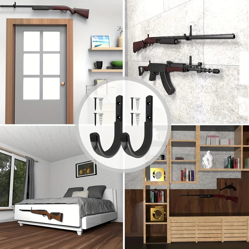 Padded Steel Wall Hangers, Pair