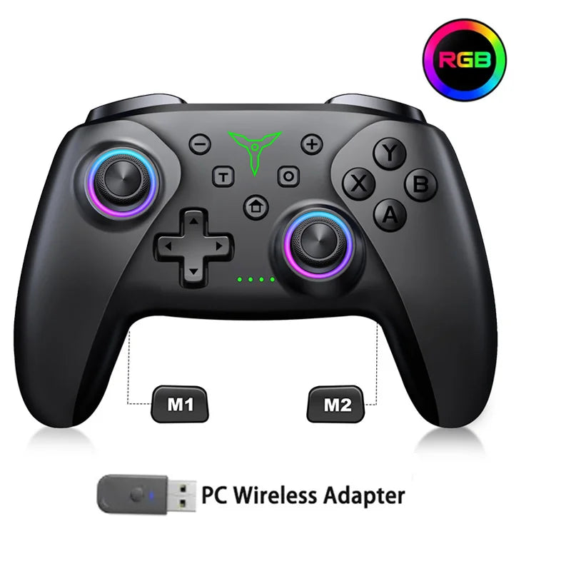 Wireless Game Controller, Hall-Effect or TP28 Options