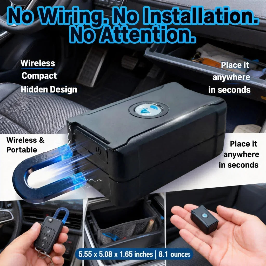 Wireless GPS Tracker for Car with Real-Time Alerts