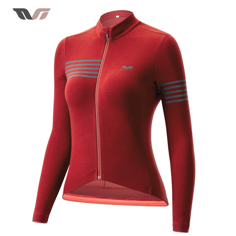 Dames Winddichte Thermische Fietsjas voor Lente & Herfst Ritjes