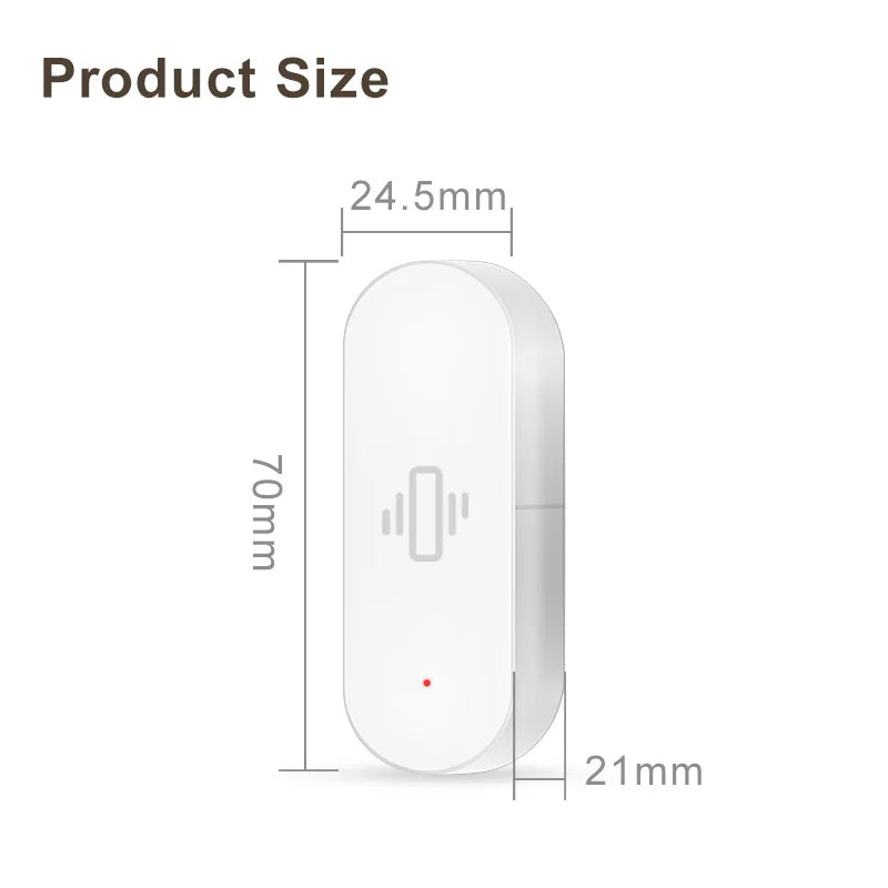Tuya WiFi Vibration Sensor with App Alerts