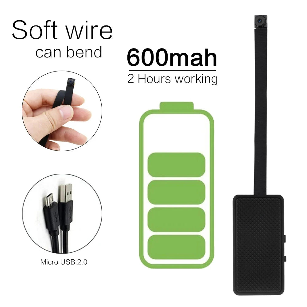 1080P WiFi Mini Camera with Remote Viewing & Motion Detection