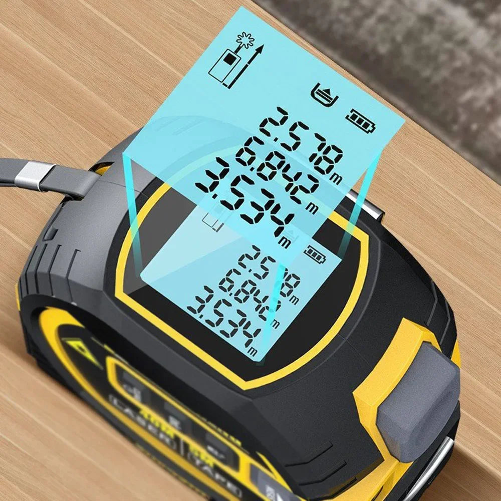 Laser Distance Meter with 5 m Tape Measure