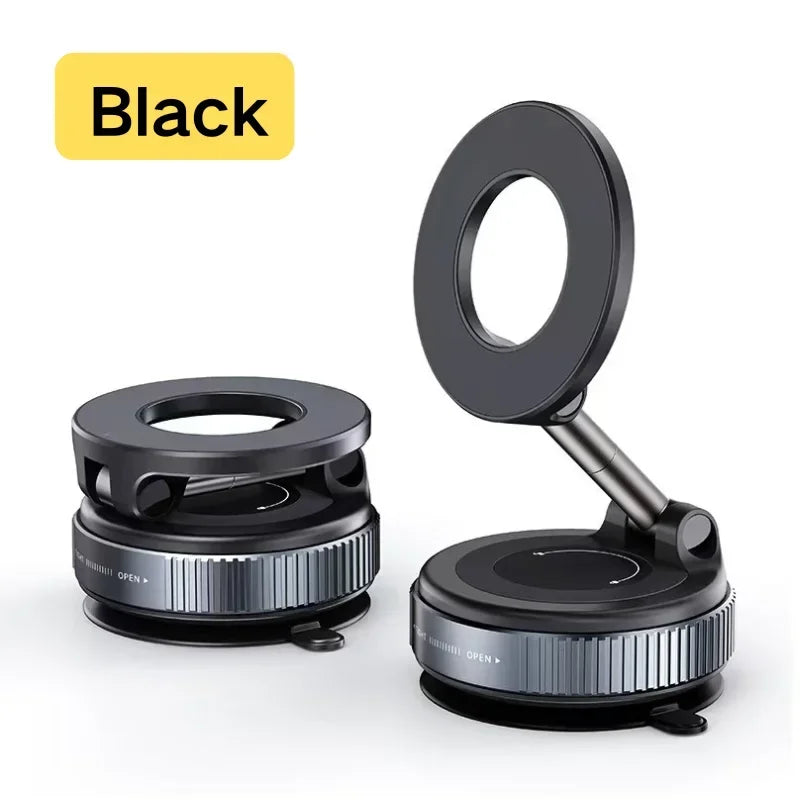 Support magnétique pour téléphone de voiture Ventouse mécanique Pivot 360° Adsorption magnétique Support universel de navigation