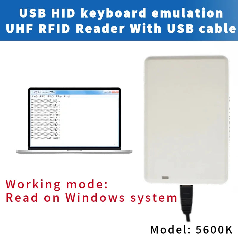 USB UHF RFID čitateľ a možnosti štítkov