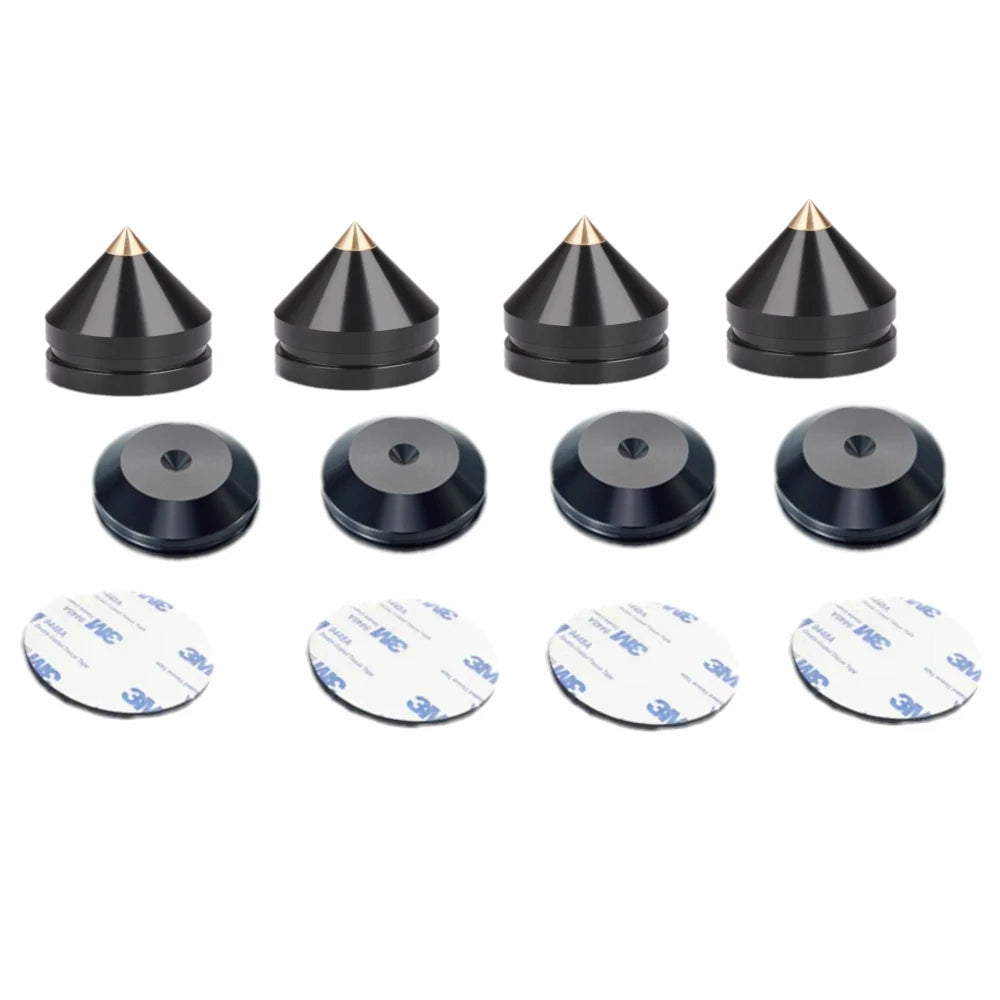 Aluminium Speaker Spike Feet with Pads