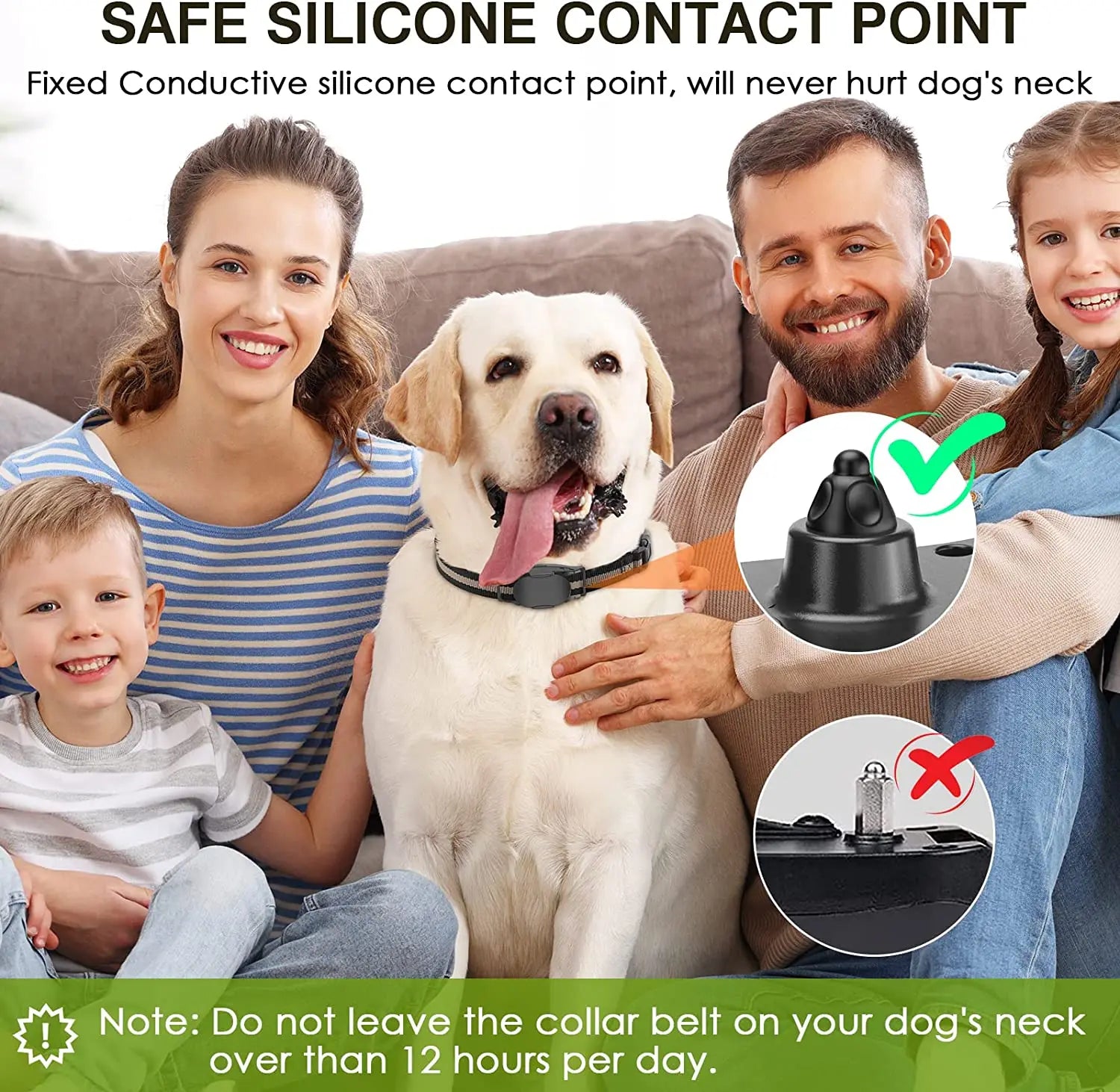 Remote Control Dog Training Collar with Waterproof Receiver