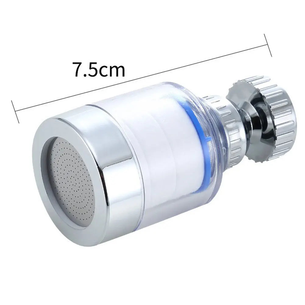 Filtro de agua para grifo con cabezal giratorio 360° para agua del grifo más limpia