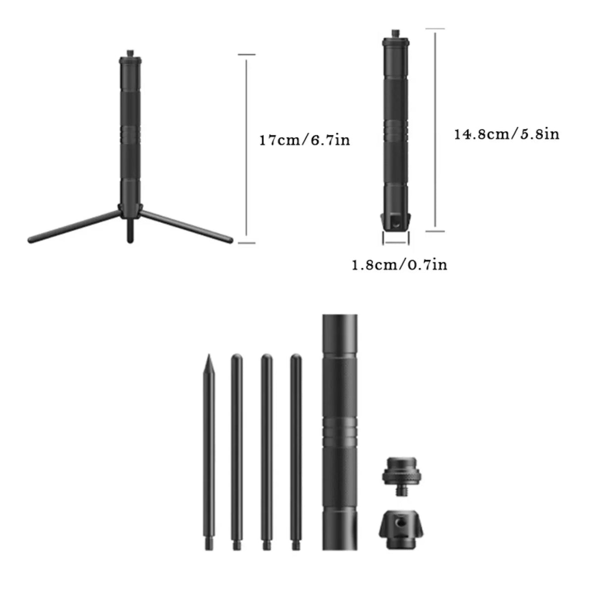 Foldable Aluminium Camping Lantern Stand
