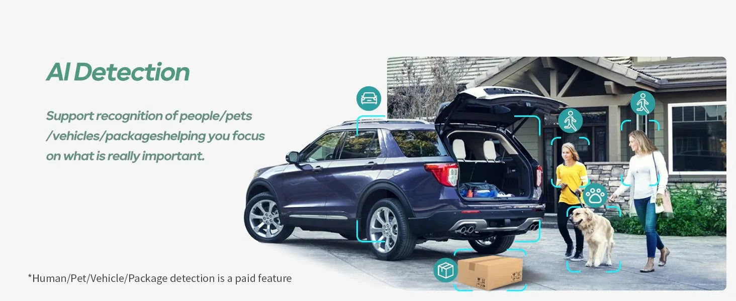 ZUMIMALL bežična sigurnosna kamera s baterijom 3MP noćni vid