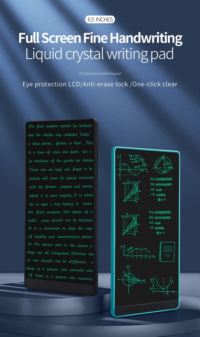Tabletă de scris LCD de 6,5 inchi - Opțiuni de stil