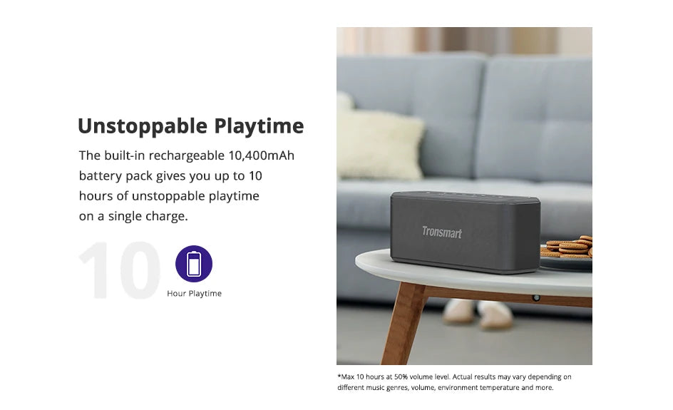 Tronsmart Mega Pro Altoparlante Portatile Bluetooth 60W