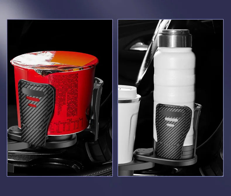 Car Cup Holder Car Supplies Cup Multi-functional Beverage Rack for Vehicles, Two-layer Storage Rack Teacup Holder, Water Cup