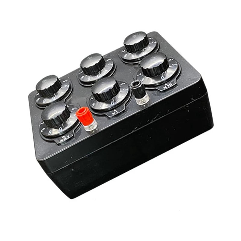 Caja de resistencia ajustable para enseñanza de electrónica